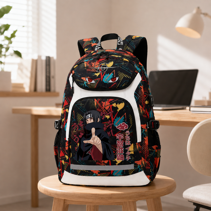 Naruto Uchiha Itachi Boys School Backpack