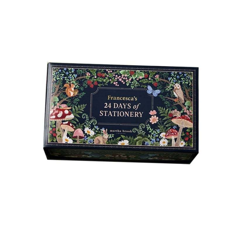 Stationery Advent Calendar 24 Days Countdown Gift Box