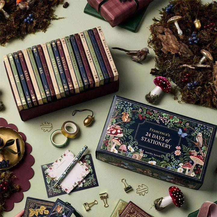 Stationery Advent Calendar 24 Days Countdown Gift Box