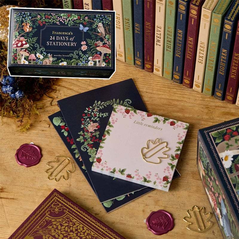 Stationery Advent Calendar 24 Days Countdown Gift Box