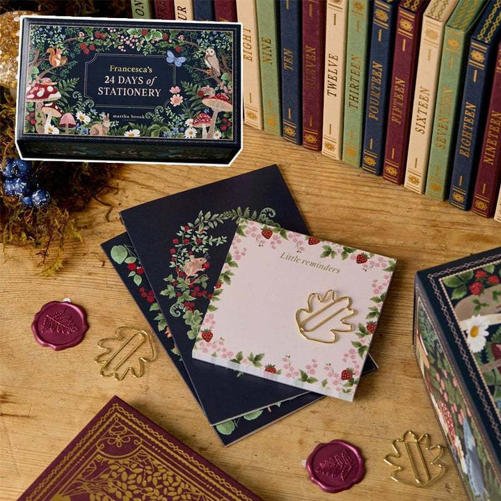 Stationery Advent Calendar 24 Days Countdown Gift Box