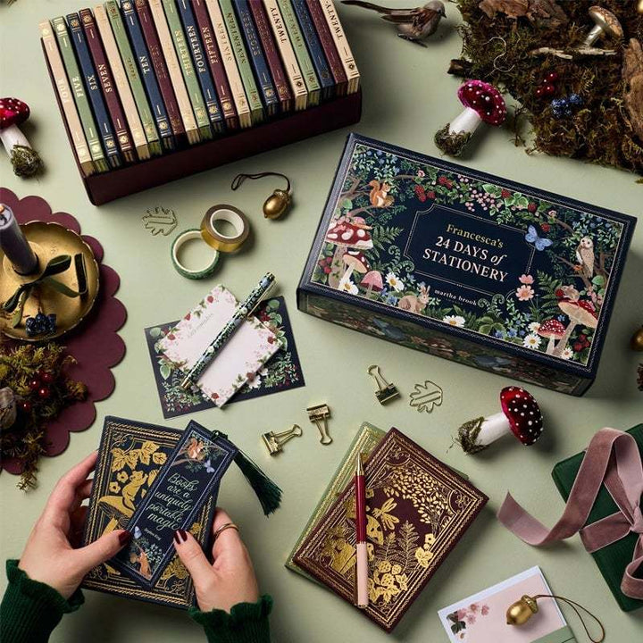 Stationery Advent Calendar 24 Days Countdown Gift Box