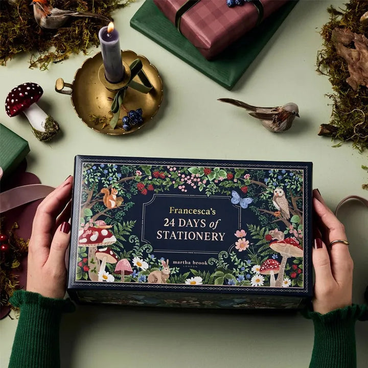 Stationery Advent Calendar 24 Days Countdown Gift Box