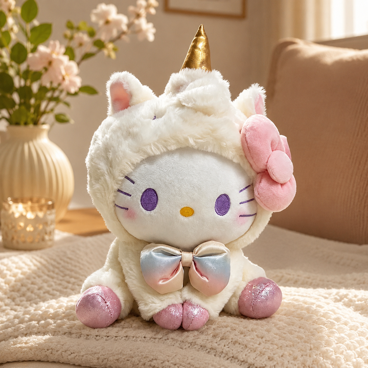 Cute Cartoon Plush Doll Set Kawaii Character Toys Kids Birthday Gift