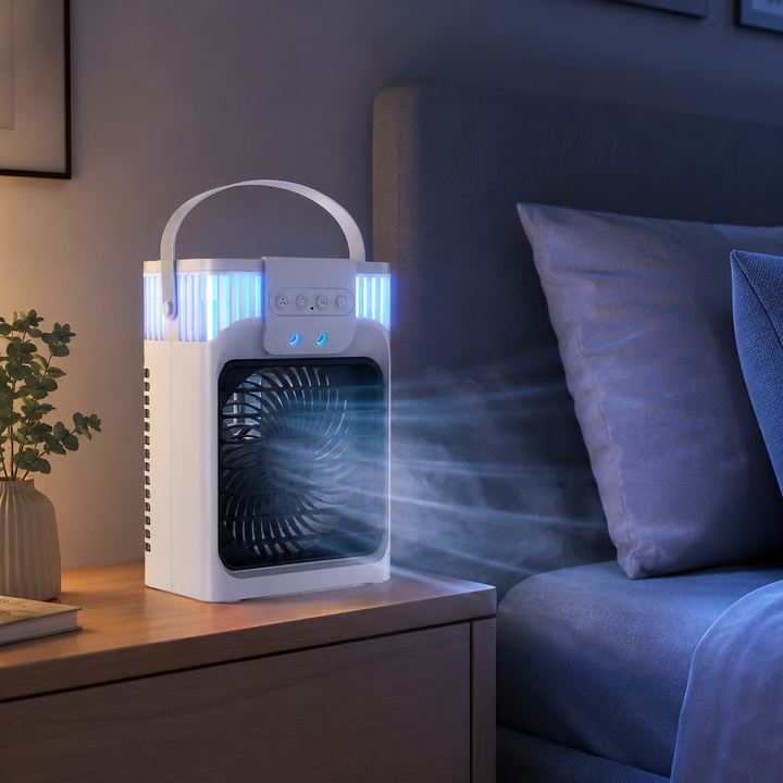 USB Desktop Mist Spray Fan Portable Personal Cooler Water Tank Silent Office
