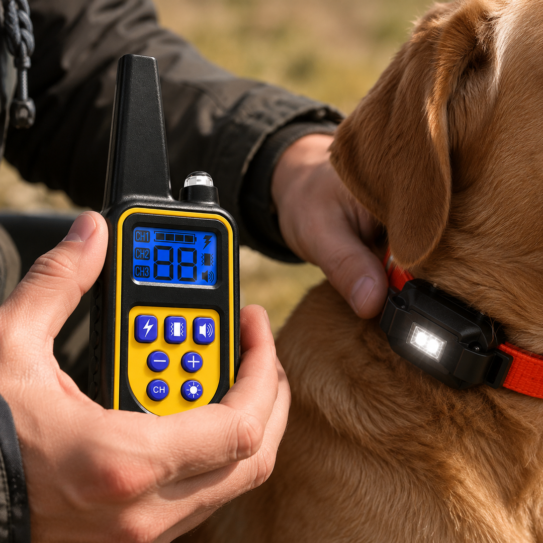Dog Training Collar 3000FT Remote Rechargeable Waterproof for 1 2 or 3 Dogs