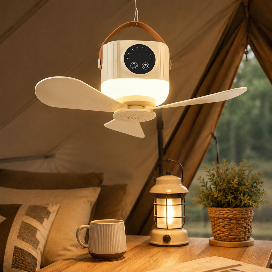 Wireless Portable Ceiling Fan Remote USB Rechargeable Tent Bedroom Camping