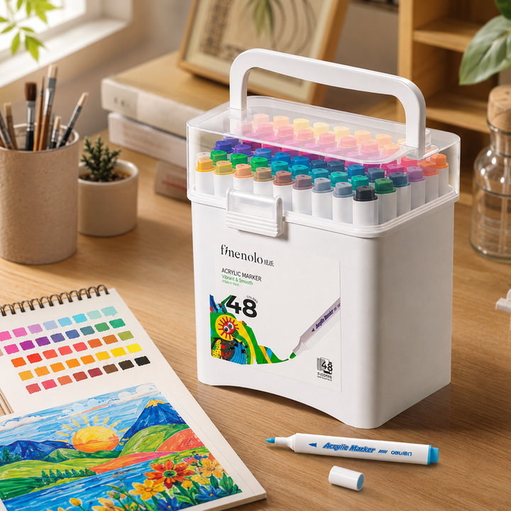 Acrylic Paint Marker Set for Kids Art Class
