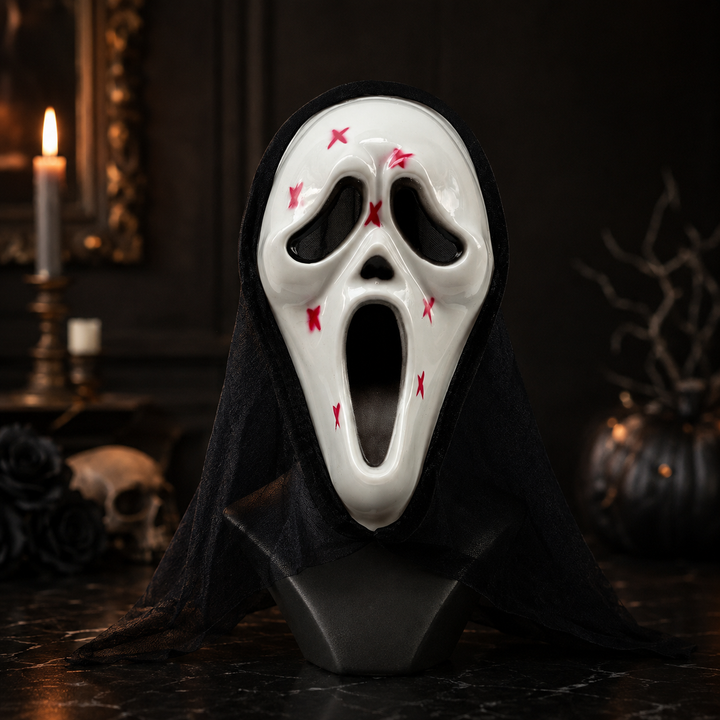 Ghostface Scream Villain Mask – Iconic Horror Costume