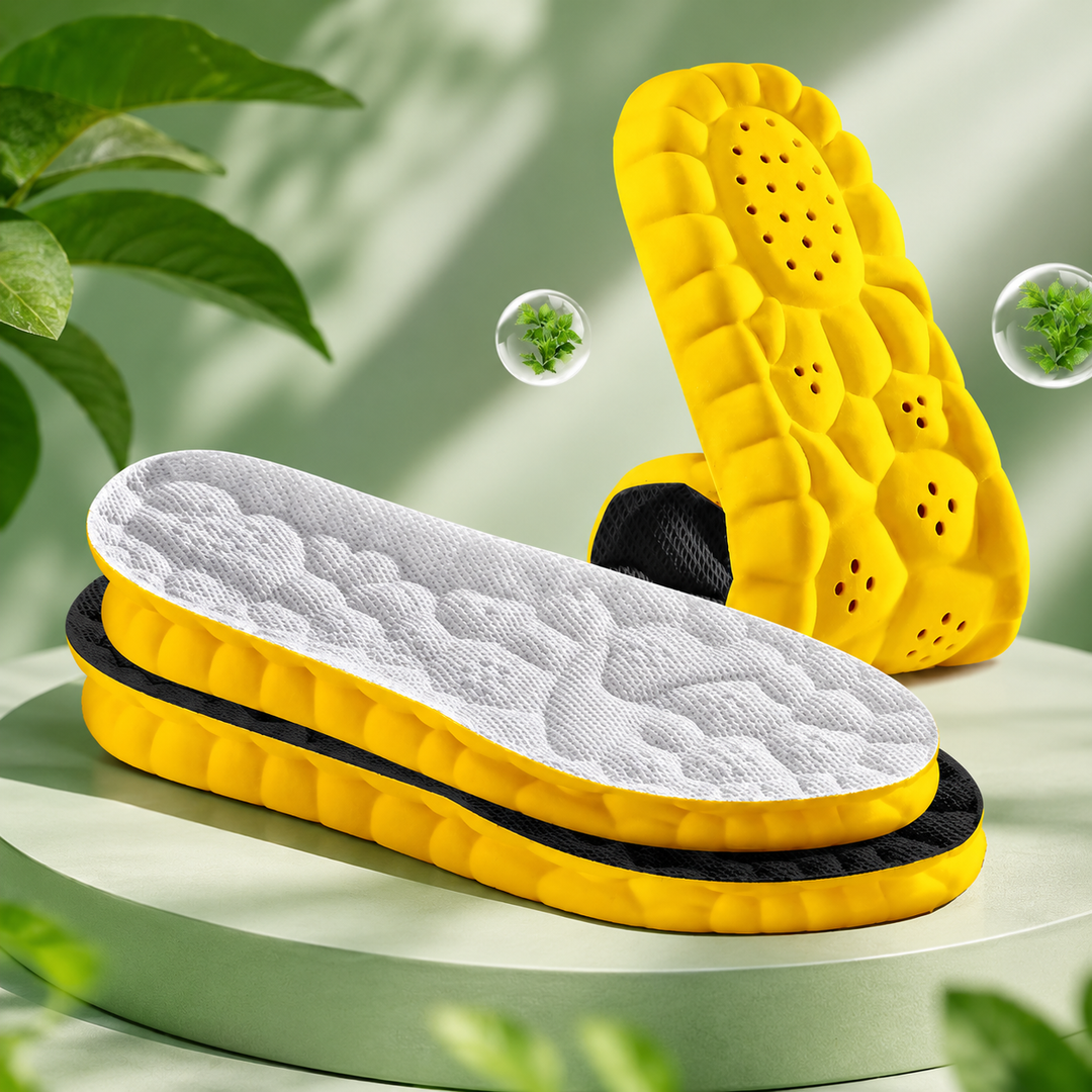 Memory Foam Orthotic Insoles Shock Absorption Arch Support Pain Relief Men Women