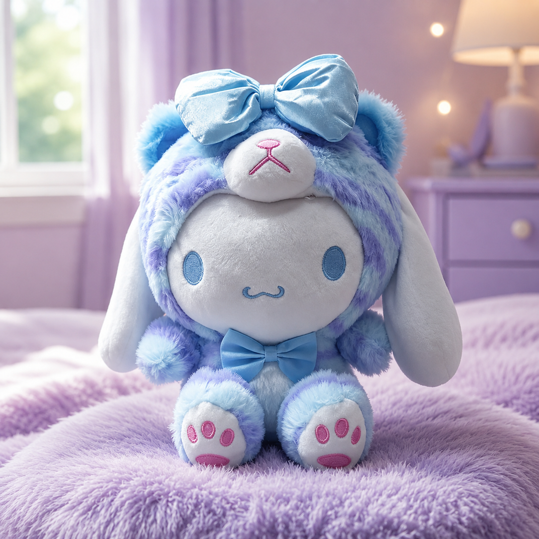 Cute Cartoon Plush Doll Set Kawaii Character Toys Kids Birthday Gift