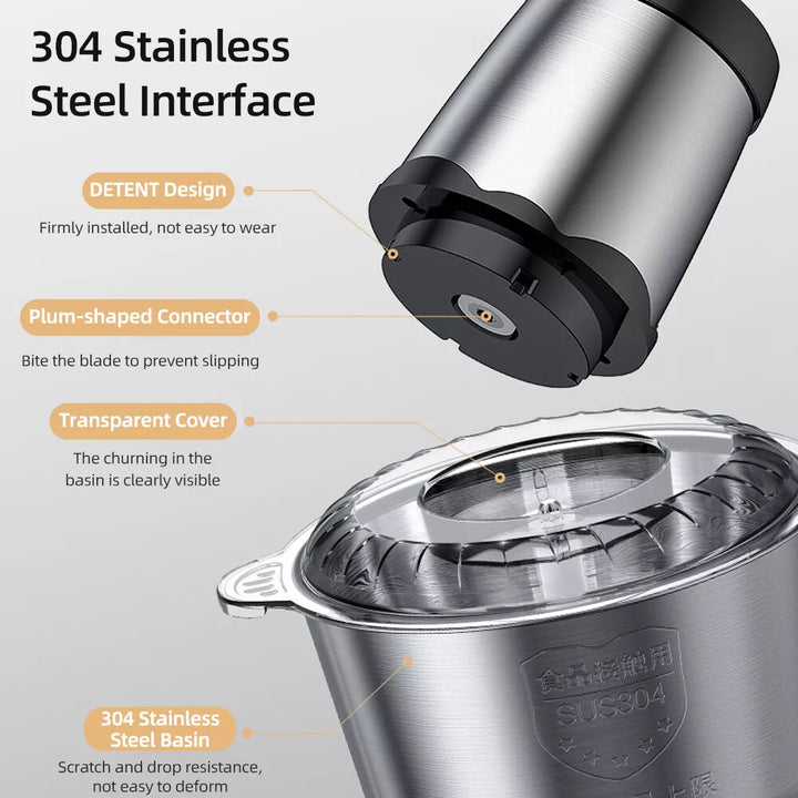 2L Food Chopper Food Processor Kitchen Appliance