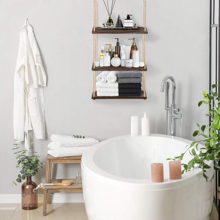3-Tier Wall Shelf Hanging Shelf for Indoor Plants