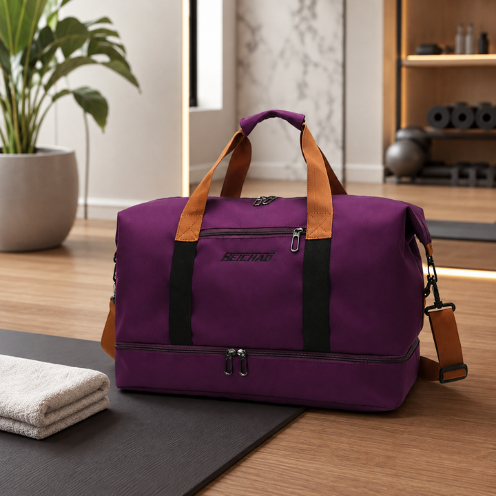Sports Duffel Bag Water Resistant Travel Carry Bag