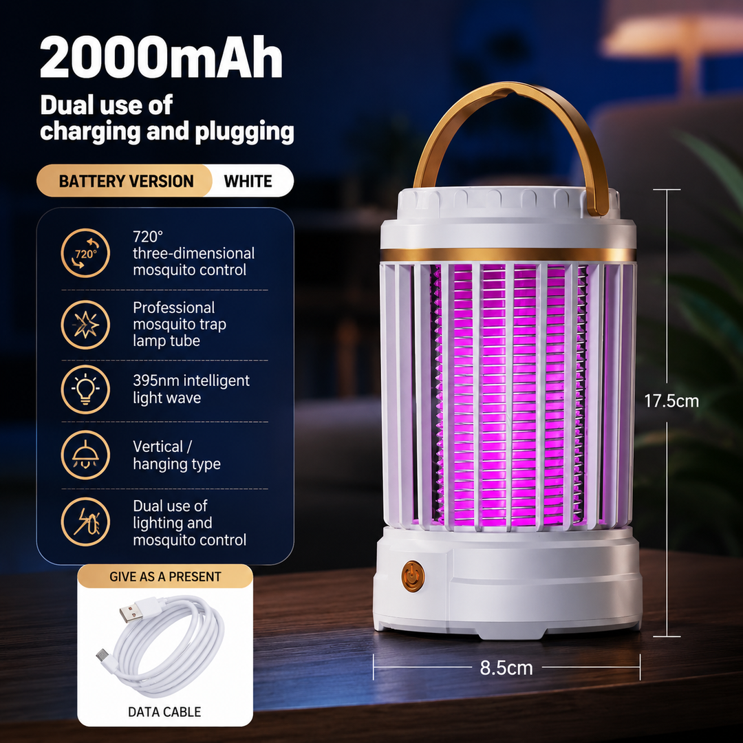 USB Rechargeable Electric Mosquito Killer Lamp Insect Catcher