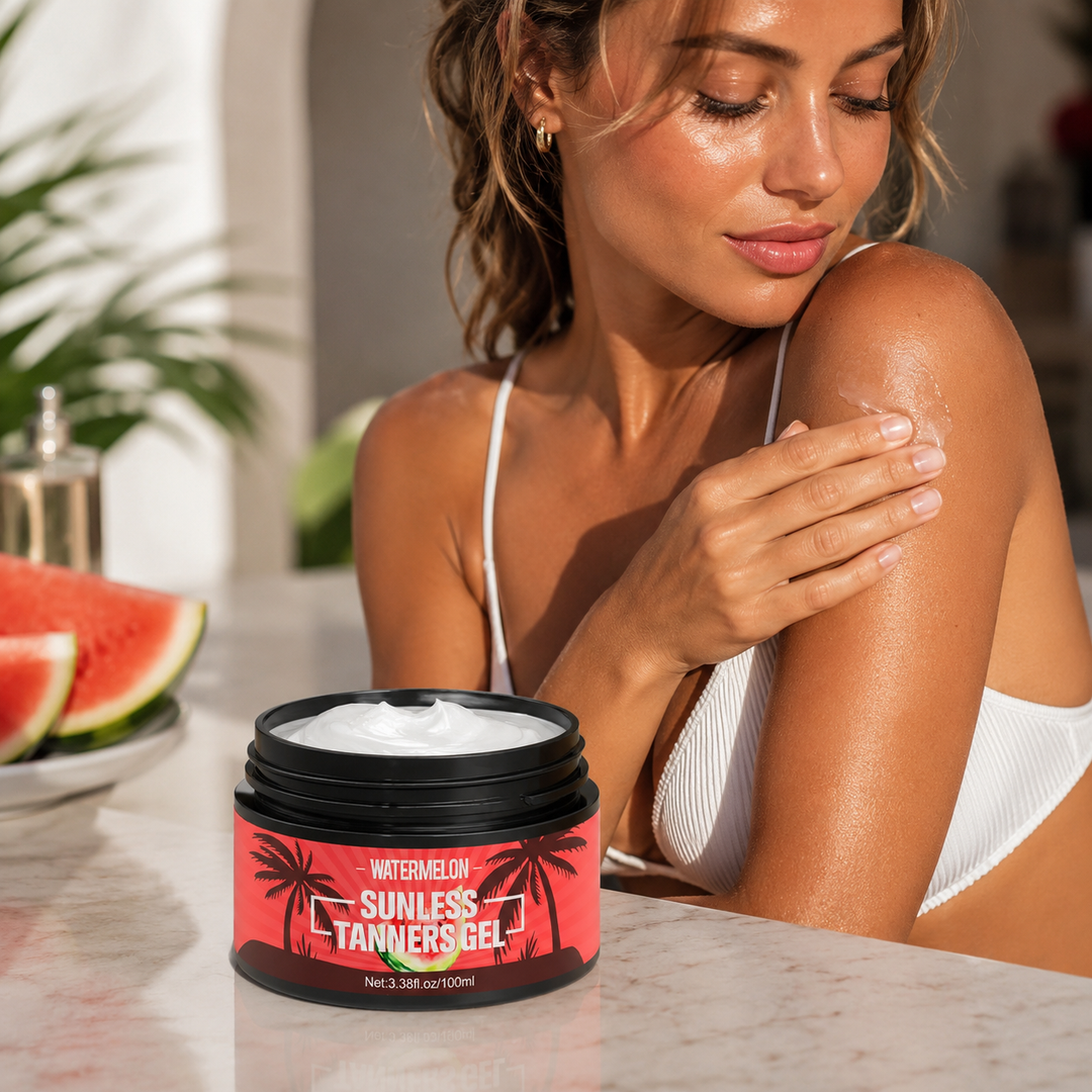 Self-Tanning Gel 100ml Carrot Peach Watermelon Bronze Face Body Moisturizing