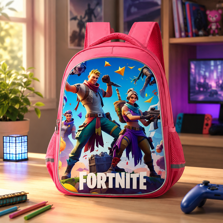Gaming Character School Backpack 16 Inch Kids Boys Girls Cartoon Ages 5-8