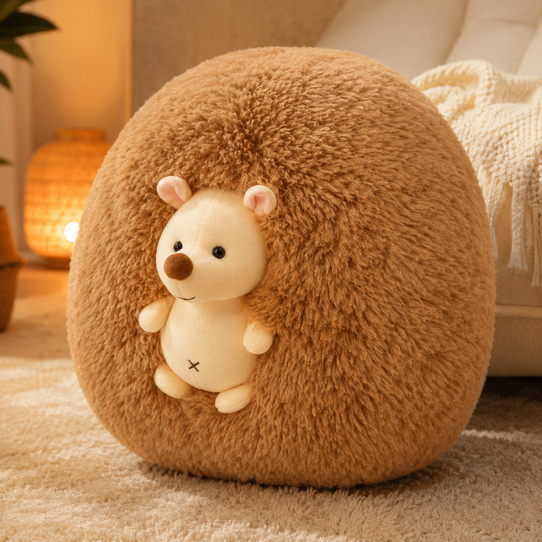 Cute Hedgehog Plush Toy Soft Stuffed Animal Doll Kids Gift