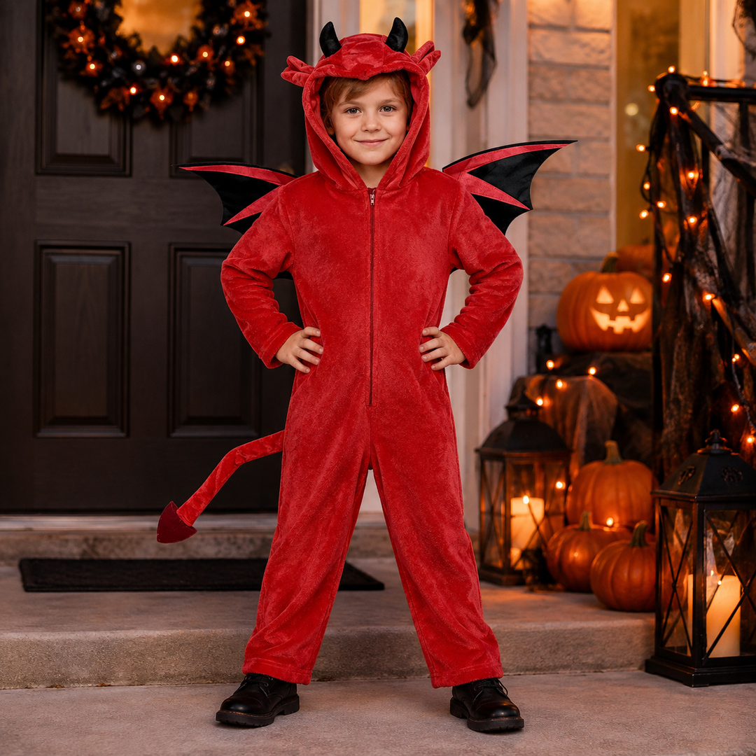 Kids Devil and Bat Costume Set Halloween Costume