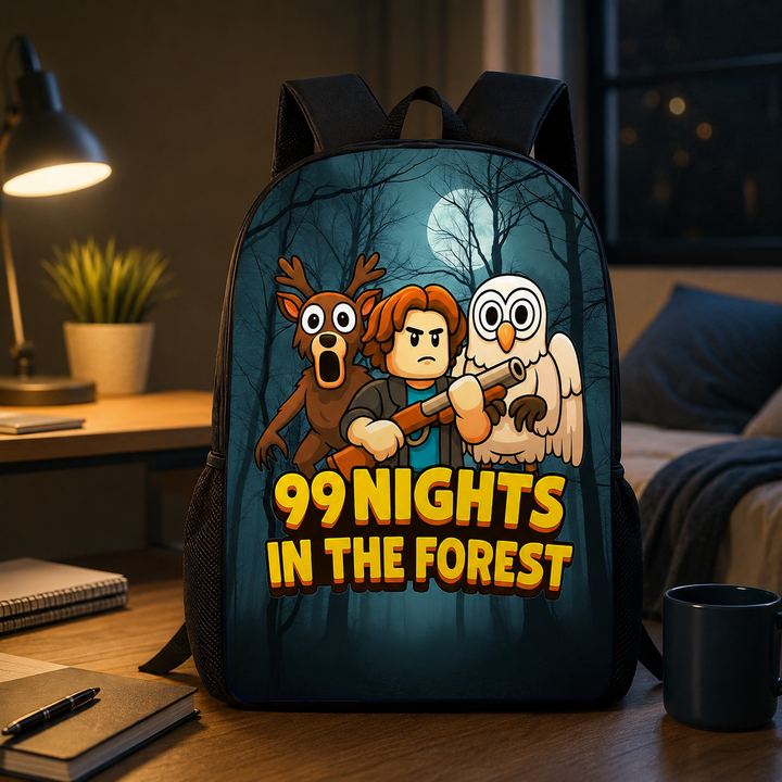 99 Nights in the Forest Kids School Backpack for Boys and Girls