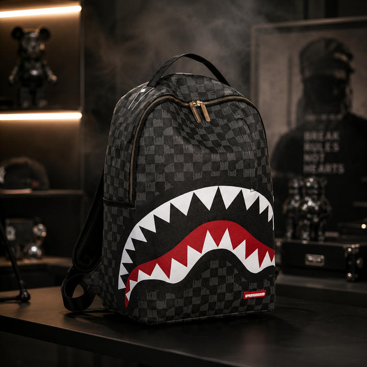Glow-in-the-Dark Shark School Backpack for Boys and Girls