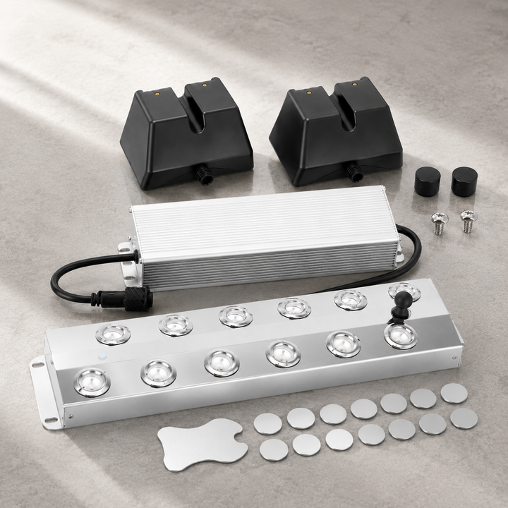 12 Head Ultrasonic Fogger Mist Maker 9000mL Pond Fountain Waterproof Humidifier