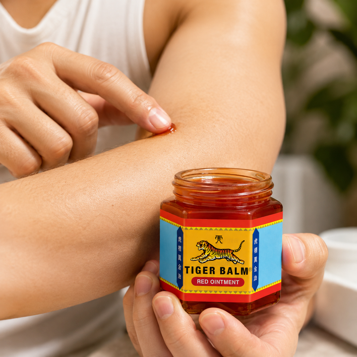 Pain Relief Ointment Red Herbal Warming Balm 30g Traditional Topical Massage