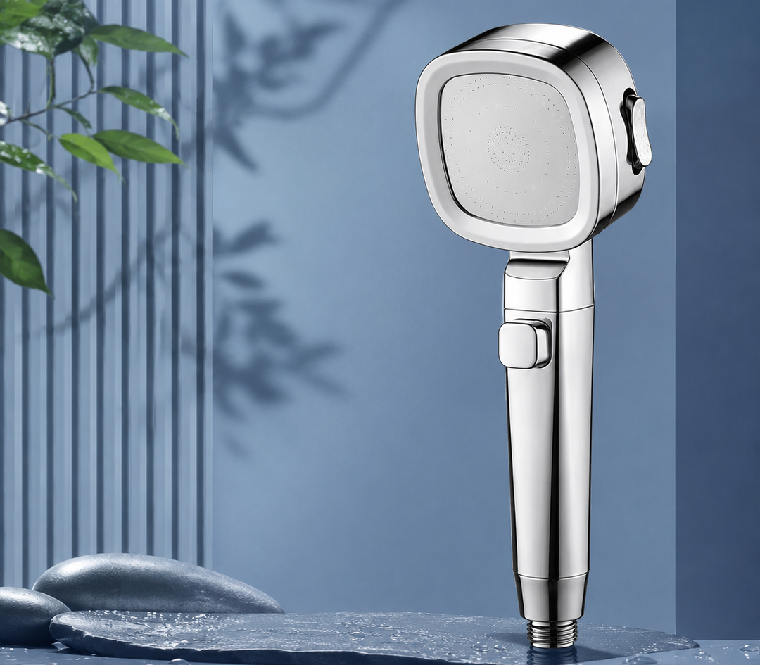 Shower Head High Pressure 3 Modes Water Saving Adjustable One-Touch Stop Sprayer