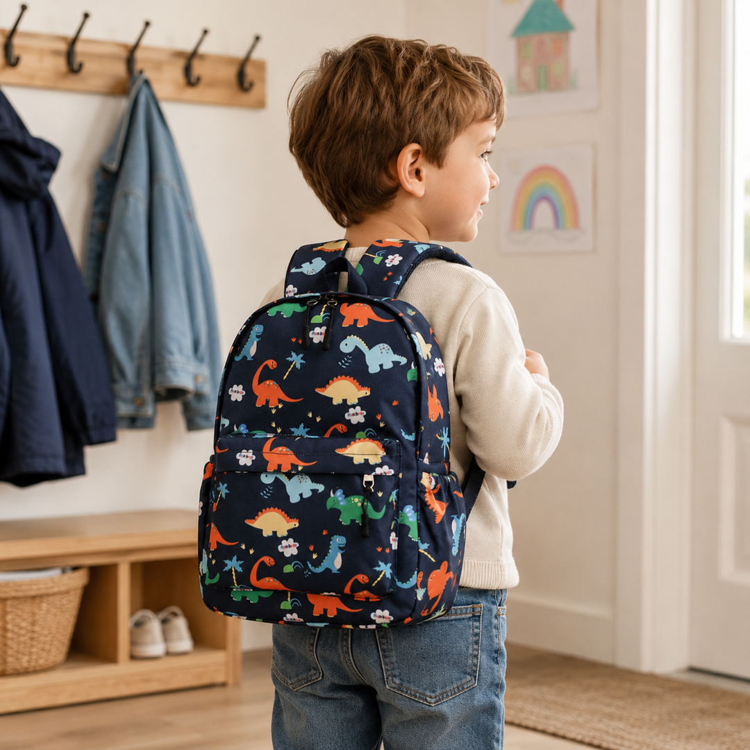 Kids Dinosaur Kindergarten School Backpack Ages 3-7