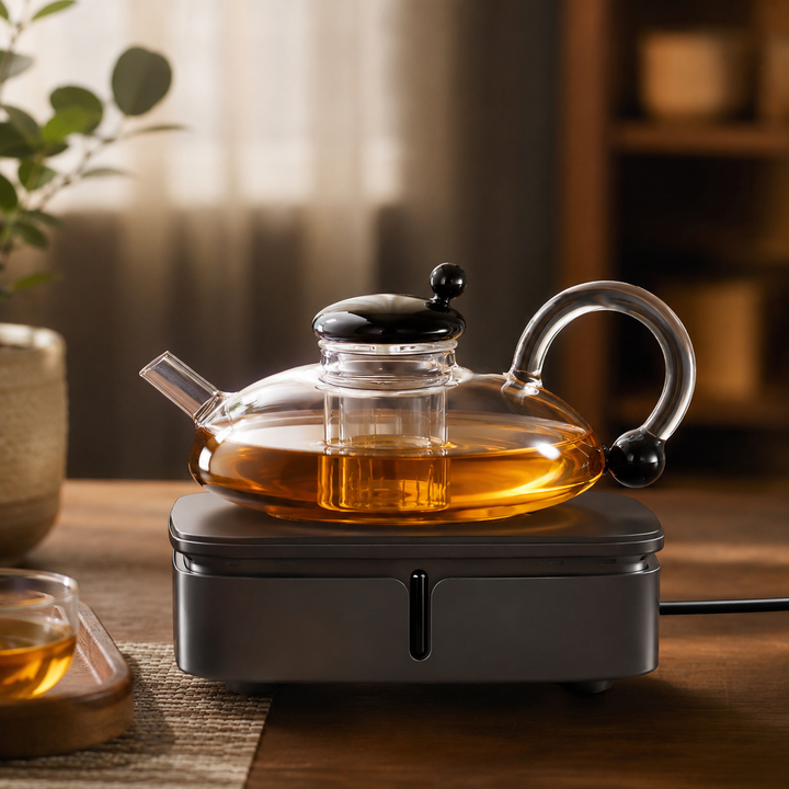 Teapot Set with Built-in Tea Infuser Filter