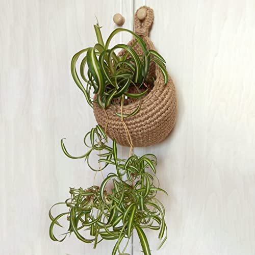 Jute Wall Storage Baskets Handwoven Organizer Set