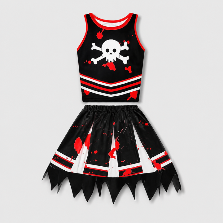 Zombie Cheerleader Costume Halloween Costume for Girls