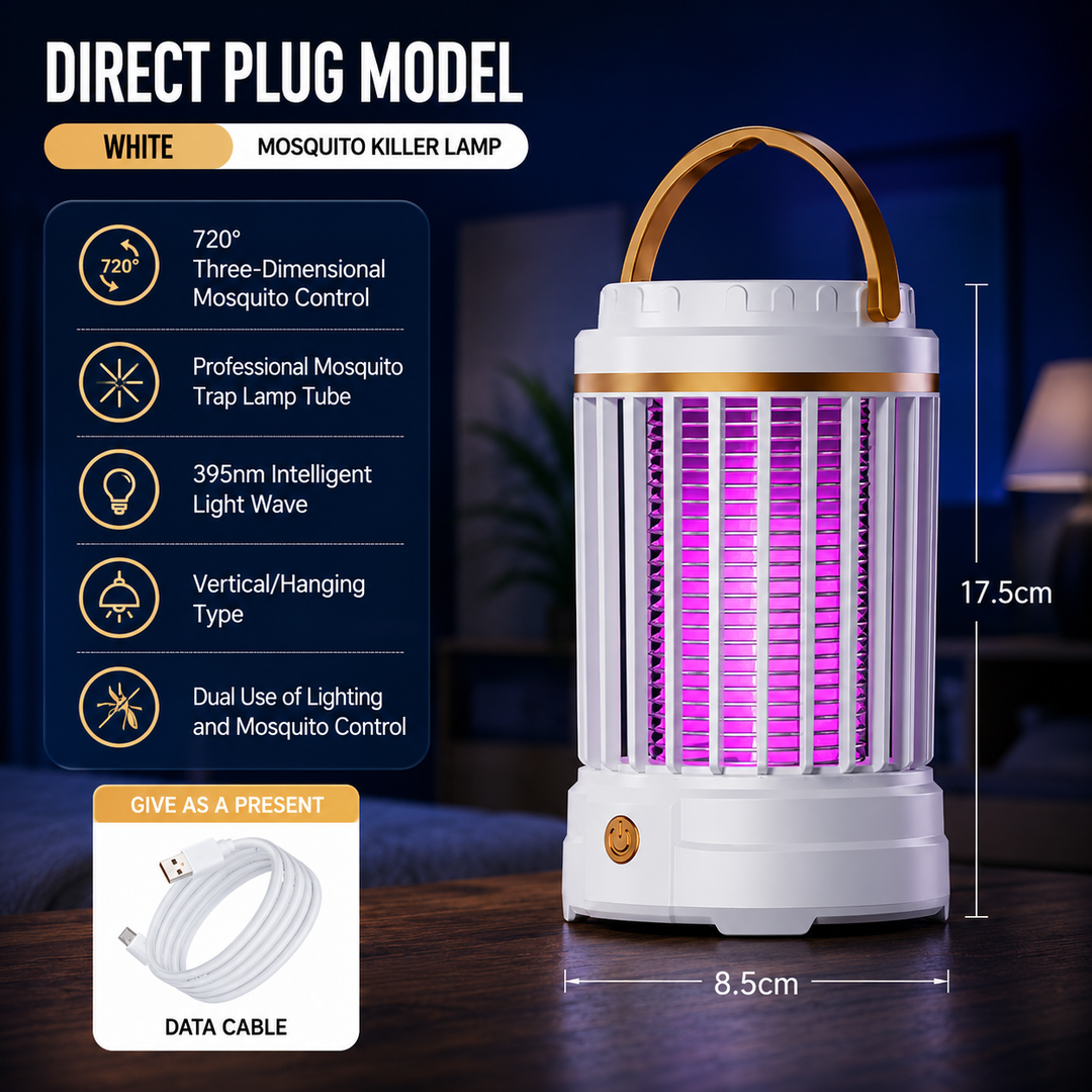 USB Rechargeable Electric Mosquito Killer Lamp Insect Catcher