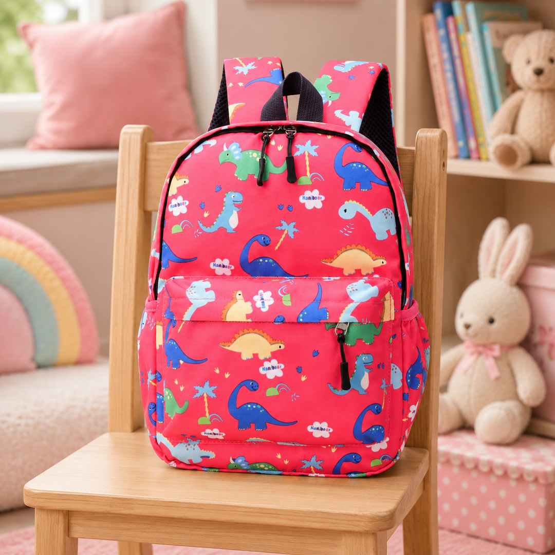 Kids Dinosaur Kindergarten School Backpack Ages 3-7