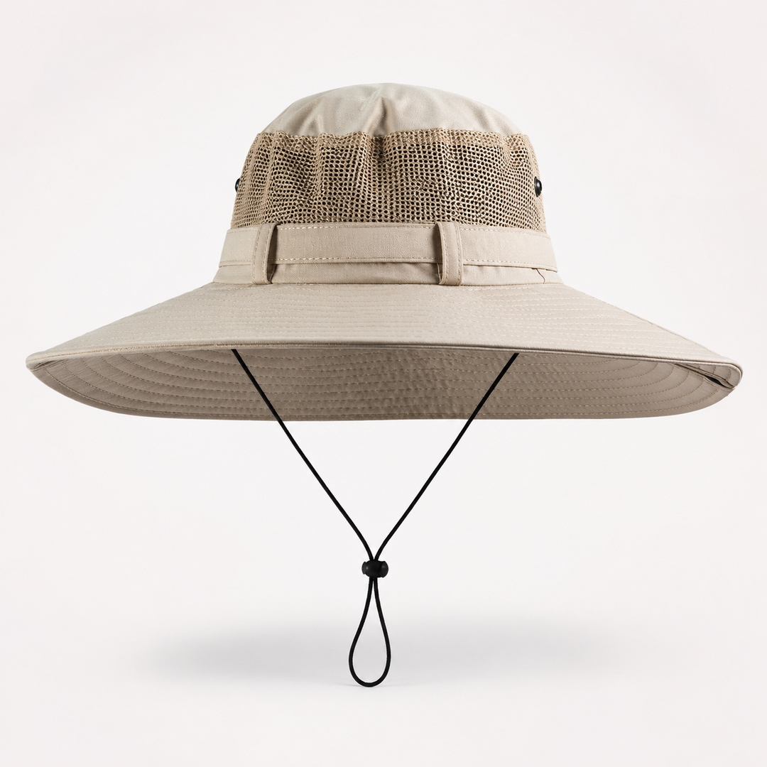 Summer Large Sun Hat Breathable Mesh Fisherman Hiking Beach Cap