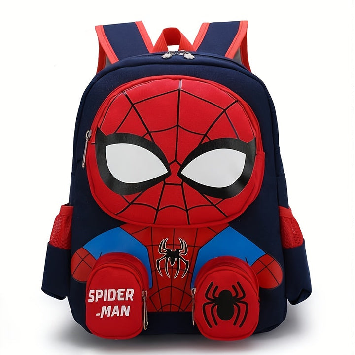Spider-Man Boys School Backpack with Large Capacity, Great Gift for Kids