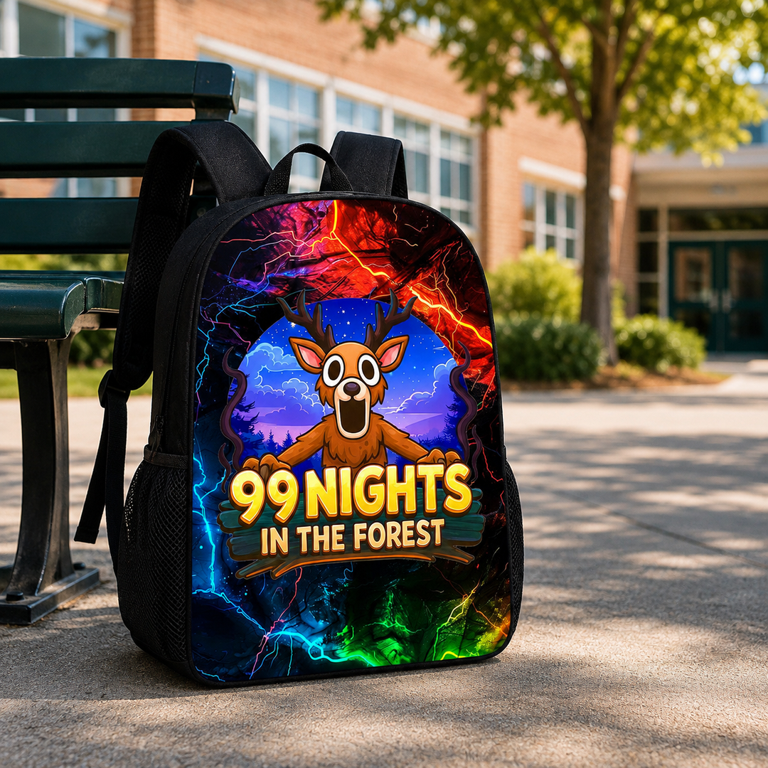 99 Nights in the Forest Kids School Backpack for Boys and Girls