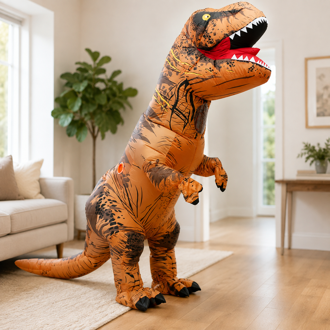 Inflatable T-Rex Dinosaur Costume for Halloween