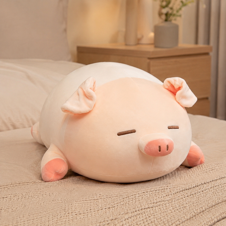 Lying Squishy Pig Plush Toy Soft Piggy Pillow Cute Kids Gift