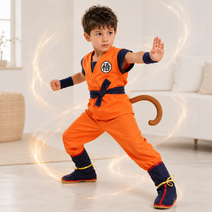 Son Goku Dragon Ball Costume for Kids and Adult Cosplay