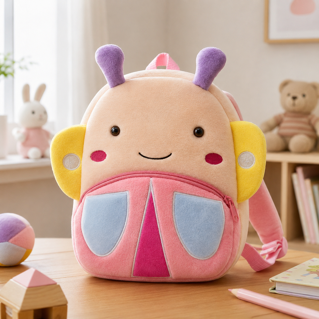 Kids Zoo Animal Plush School Backpack for Kindergarten