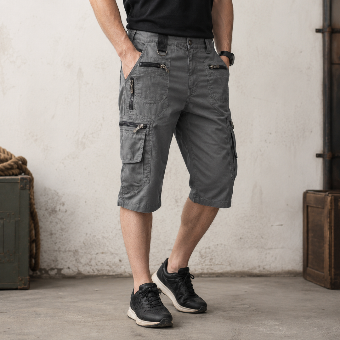 Cargo Shorts for Men Outdoor Hiking Shorts with Multiple Pockets