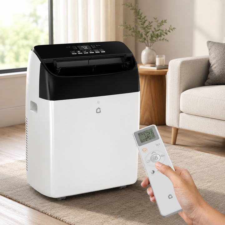 12000 BTU Portable Air Conditioner 3-in-1 550 Sq Ft 50dB Quiet Timer Remote