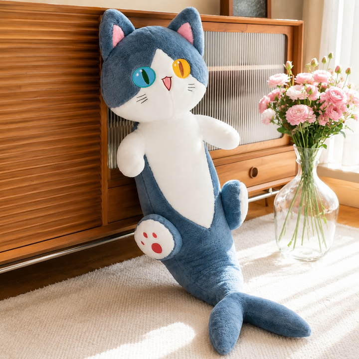 Shark Cat Doll Sleeping Pillow Kawaii Plush Leg Clip Toy