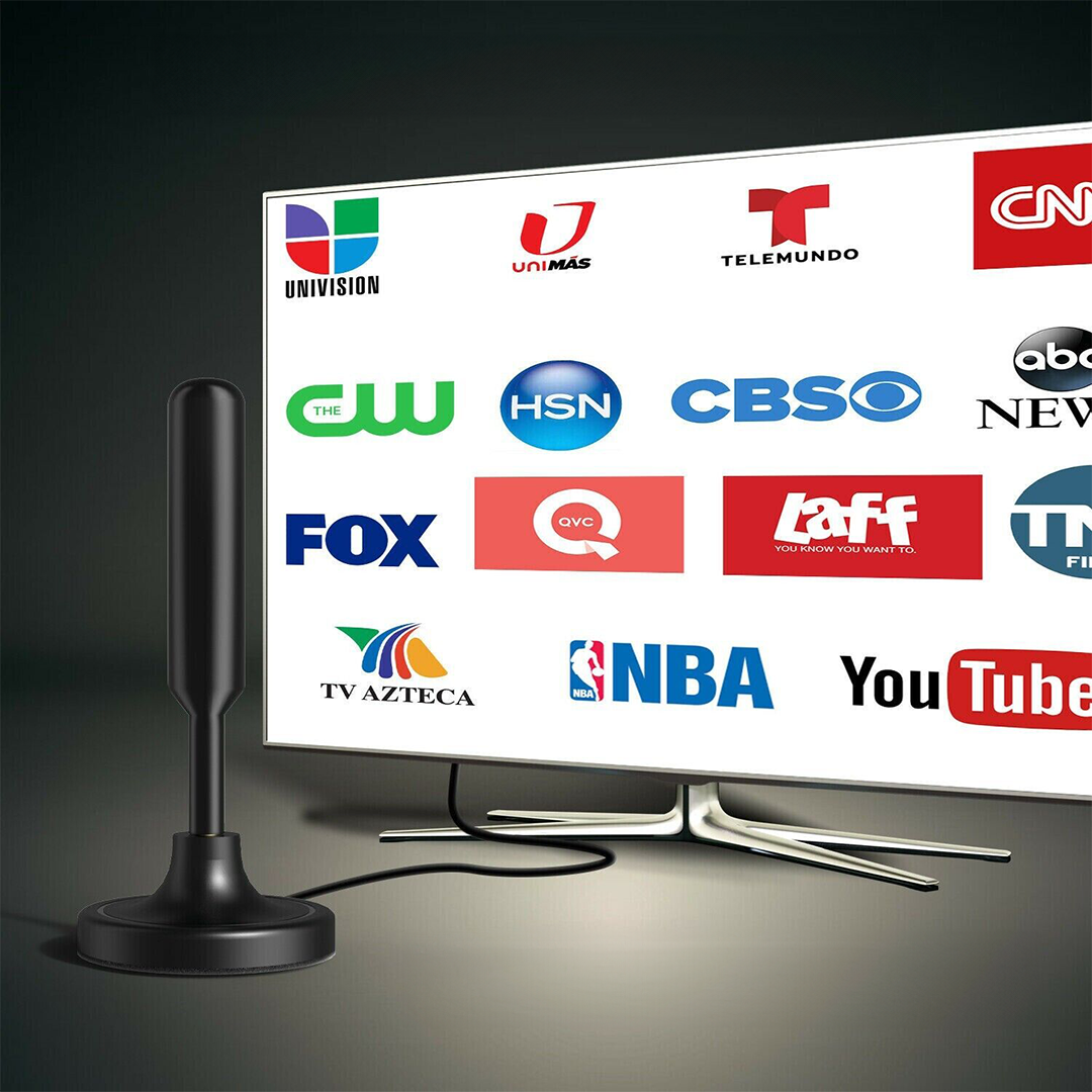 4K Indoor HDTV Antenna Magnetic Digital TV Receiver