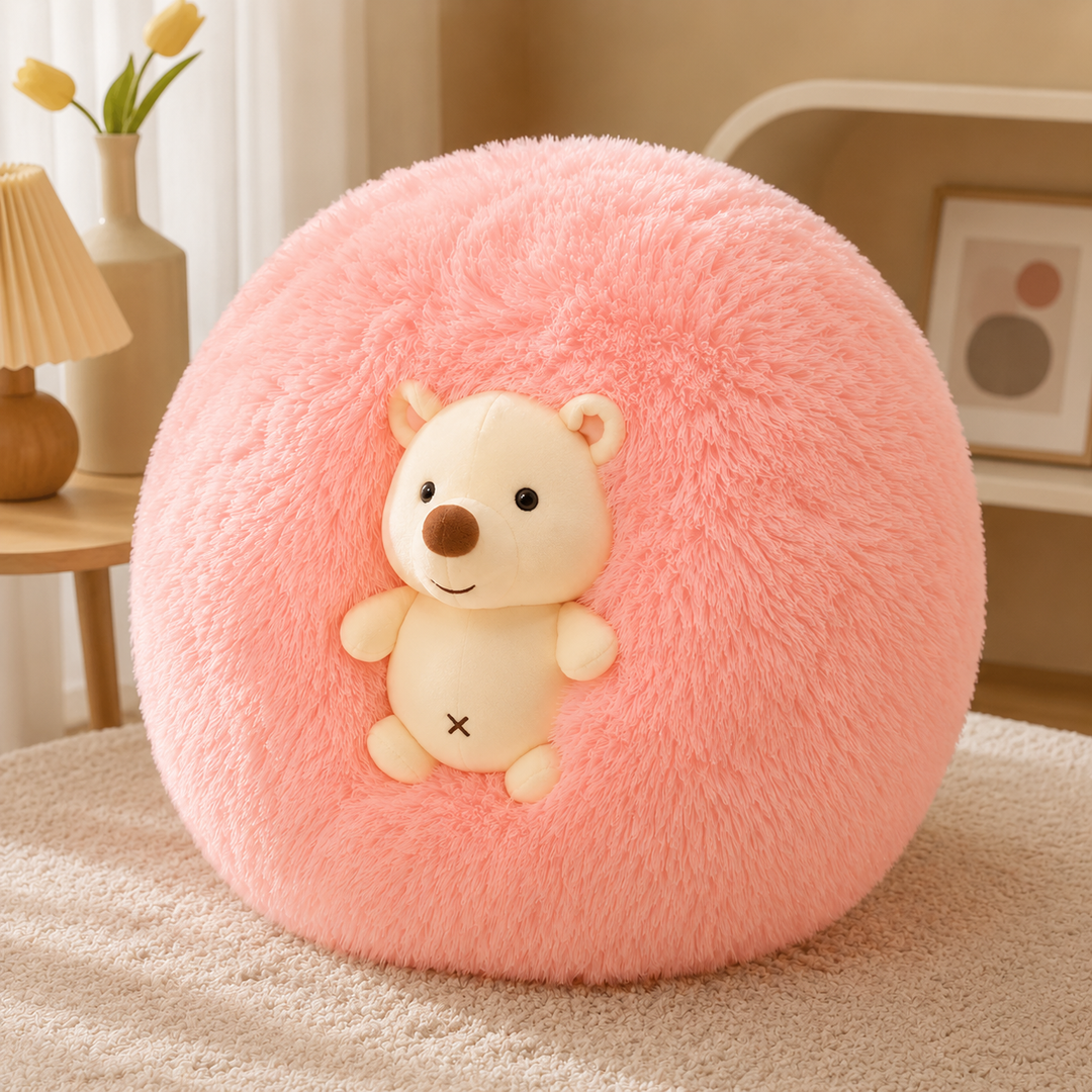 Cute Hedgehog Plush Toy Soft Stuffed Animal Doll Kids Gift
