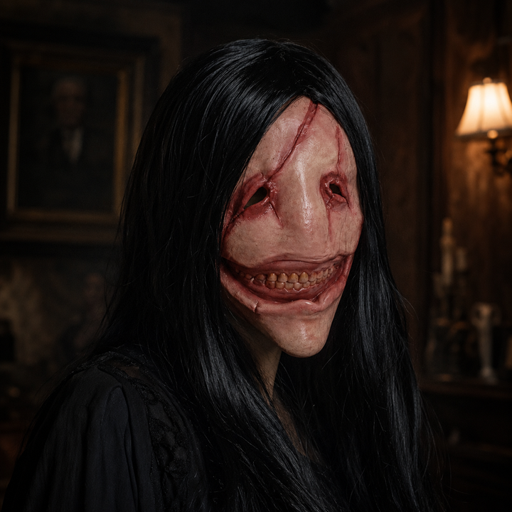 Scarred Face Horror Latex Mask Halloween Costume Mask