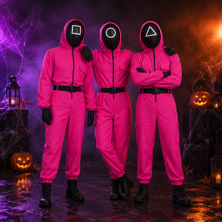 Rose Red Guard Jumpsuit group shot