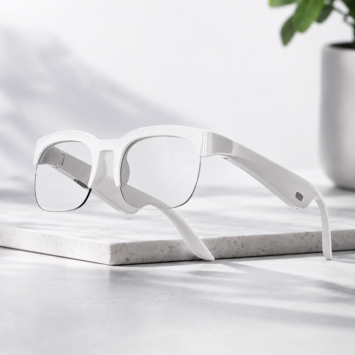 Smart Glasses AI Translation Bluetooth Audio Sunglasses Music Calls Recording