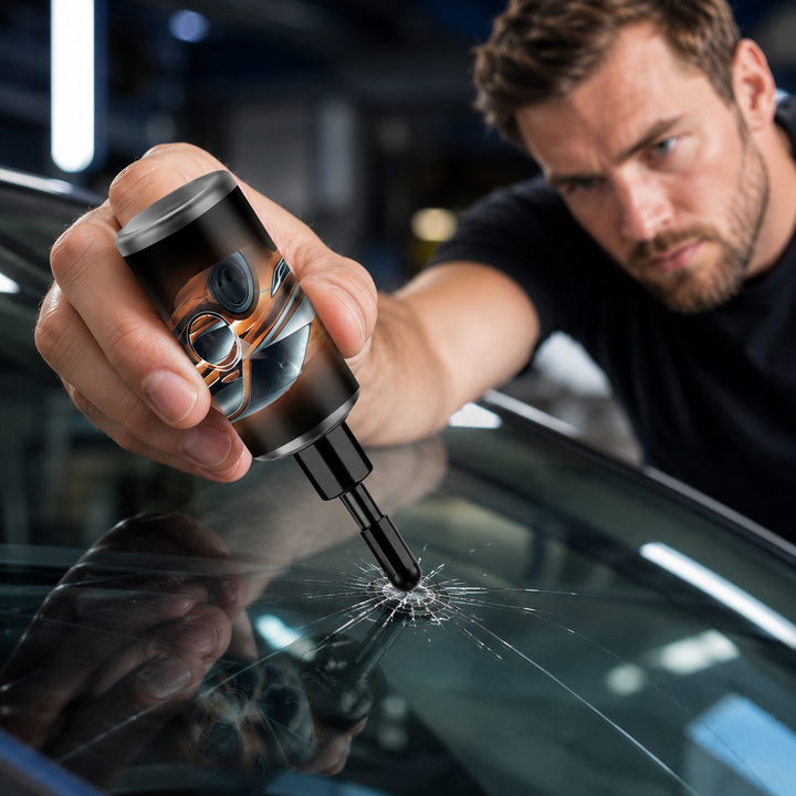 Windshield Crack Repair Resin Car Window Chip Glass Curing Fluid Restore Kit